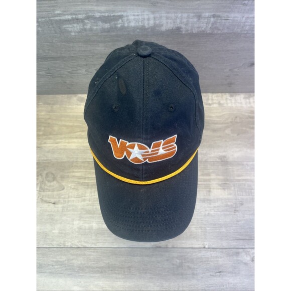 Volunteer Traditions TN Vols Black Orange Rope Hat Adjustable Snapback Cap - Picture 7 of 9